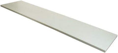 ECONOCO - Open Shelving Accessory/Component - Melamine Finish, 48" Long, Use with Slatwall, Gridwall or Slotted Standard Brackets - Apex Tool & Supply