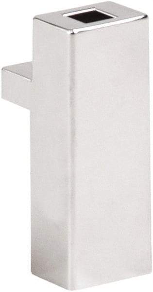 ECONOCO - Open Shelving Accessory/Component - Chrome Plated Finish, 2-5/8" Long, Use with 3/8" Swedged Stem - Apex Tool & Supply