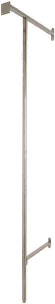 ECONOCO - 16" Wide, 84 High, Open Shelving Accessory/Component - Chrome Plated Finish, Use with Cornice - Apex Tool & Supply