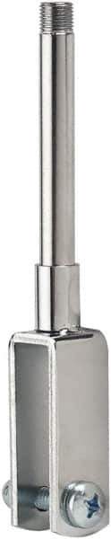 ECONOCO - Open Shelving Accessory/Component - Chrome Plated Finish, Use with 1/2 x 1-1/2" Rectangular Tubing - Apex Tool & Supply