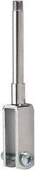 ECONOCO - Open Shelving Accessory/Component - Chrome Plated Finish, Use with 1/2 x 1-1/2" Rectangular Tubing - Apex Tool & Supply