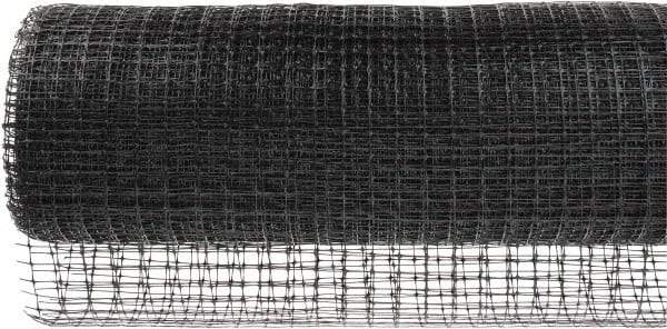 Tenax - 100' Long x 7' High, Black Roll Fence - 5/8" x 3/4" Mesh - Apex Tool & Supply