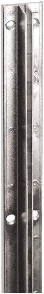 ECONOCO - Zinc Coated Single Slotted Standard Bracket - 96" Long, 13/16" Wide - Apex Tool & Supply