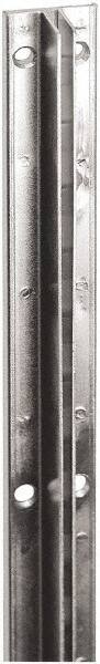 ECONOCO - Zinc Coated Single Slotted Standard Bracket - 120" Long, 13/16" Wide - Apex Tool & Supply