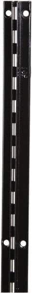 ECONOCO - Black Finish Single Slotted Standard Bracket - 120" Long, 11/16" Wide - Apex Tool & Supply