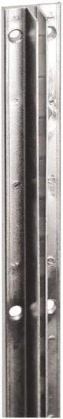 ECONOCO - Zinc Coated Single Slotted Standard Bracket - 96" Long, 13/16" Wide - Apex Tool & Supply