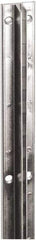ECONOCO - Black Finish Single Slotted Standard Bracket - 96" Long, 13/16" Wide - Apex Tool & Supply