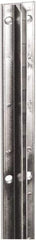 ECONOCO - Black Finish Single Slotted Standard Bracket - 120" Long, 13/16" Wide - Apex Tool & Supply