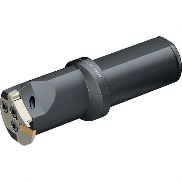 Walter - NCAI, Internal, Right Hand, 6mm Max Depth of Cut, 2 to 2.5mm Groove Width, Indexable Grooving Tool Holder - GX09-1E.. Insert Compatibility, 32mm Shank Width, 250.7mm OAL, Through Coolant - Apex Tool & Supply