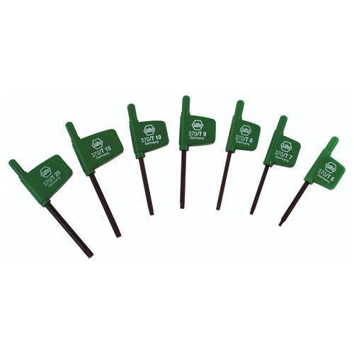 T6-T20 TORX FLAG HANDLE 7 PC SET - Apex Tool & Supply