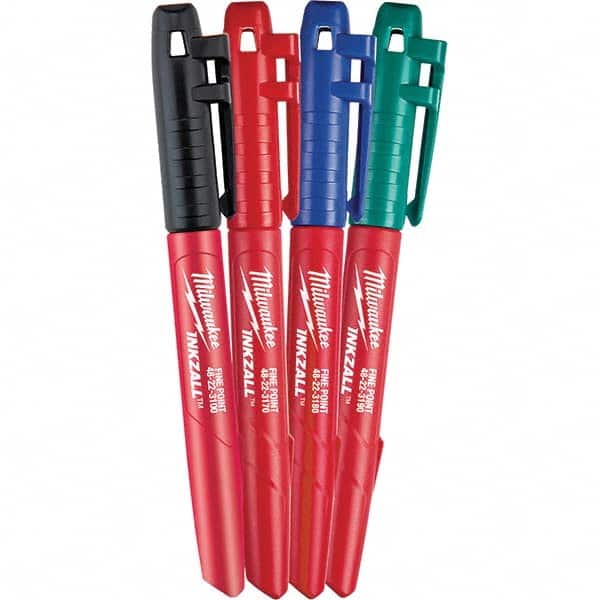 Milwaukee Tool - Markers & Paintsticks Type: Clog Resistant Color: Multi-Color - Apex Tool & Supply