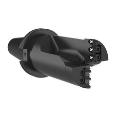 Allied Machine and Engineering - 3-31/64" Max Drill Depth, 1xD, 81.3mm Diam, Indexable Insert Drill - Apex Tool & Supply