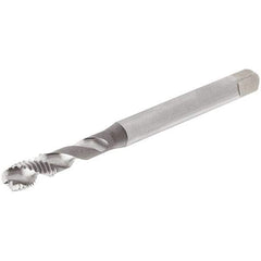 Iscar - M18x2.5B Metric Coarse 4 Flute 6H Modified Bottoming Spiral Flute Tap - Cobalt, Uncoated, 125mm OAL, Right Hand Flute, Right Hand Thread, Series TPS M - Apex Tool & Supply