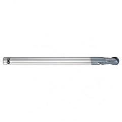 14mm Dia. - 110mm OAL - Carbide - Ball End HP End Mill-2 FL - Apex Tool & Supply