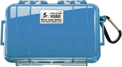 Pelican Products, Inc. - 5-1/16" Wide x 3-1/8" High, Clamshell Hard Case - Blue, Polycarbonate - Apex Tool & Supply