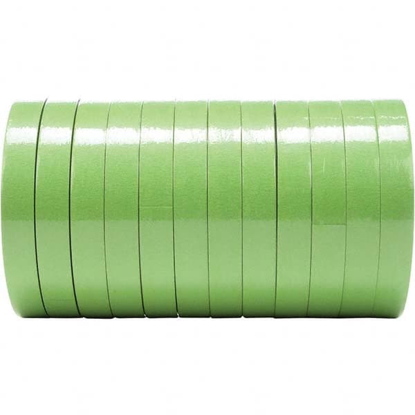 3M - 3mm Wide x 55 m x 6.7 mil Green Paper Masking Tape - Apex Tool & Supply