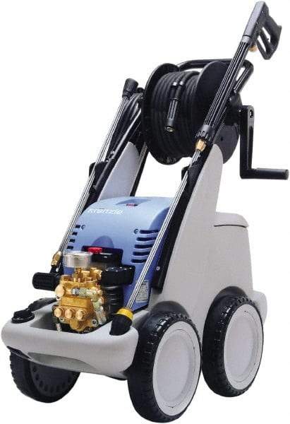 Kranzle - Electric, 15 Amp, 3 hp, 2,200 psi, 2.5 GPM, Cold Water Pressure Washer - Heavy Duty Axial Cam, 65' x 5/16" Hose, 230 Max Volts - Apex Tool & Supply