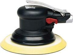 Chicago Pneumatic - 12,000 OPM, 16.6 CFM Air Consumption, Palm Air Orbital Sander - Round Pad, 1/4 NPT Inlet - Apex Tool & Supply