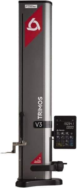 Fowler - 28" Electronic Height Gage - 0.00005" Resolution, Accurate to 0.00032", Digital Display, USB, RS-232 Data Output - Apex Tool & Supply