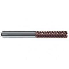 8mm Dia. - 100mm OAL - 55° Helix Firex Carbide End Mill - 6 FL - Apex Tool & Supply