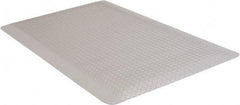 PRO-SAFE - 20' Long x 2' Wide, Dry Environment, Anti-Fatigue Matting - Gray, Vinyl with Vinyl Sponge Base, Beveled on 4 Sides - Apex Tool & Supply