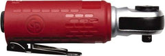 Chicago Pneumatic - 1/4" Drive, 270 RPM, 27 Ft/Lb Torque Ratchet Wrench - Inline Handle, 12 CFM, 90 psi, 1/4" NPT Inlet - Apex Tool & Supply