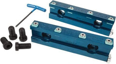 Kurt - 1.075" Jaw Width, Quick Change Jaw System, Vise Jaw Set - Aluminum Alloy, Bolt On, Soft Jaws - Apex Tool & Supply