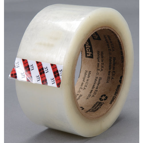 Scotch Box Sealing Tape 371 Clear 72 mm × 100 m - Apex Tool & Supply