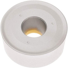 Seco - RCMX320900 RR94 Grade TP2501 Carbide Turning Insert - Al2O3 Finish, Round, 32mm Inscr Circle, 3/8" Thick - Apex Tool & Supply