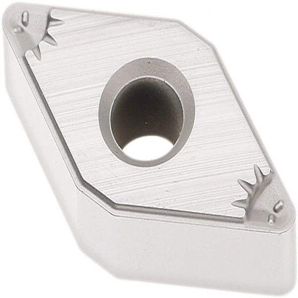 Seco - DNMU332 MF5 Grade TP2501 Carbide Turning Insert - Al2O3 Finish, 55° Diamond, 3/8" Inscr Circle, 3/16" Thick, 1/32" Corner Radius - Apex Tool & Supply