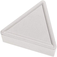 Seco - TPMR222 F1 Grade TP2501 Carbide Turning Insert - Al2O3 Finish, 60° Triangle, 1/4" Inscr Circle, 1/8" Thick, 1/32" Corner Radius - Apex Tool & Supply