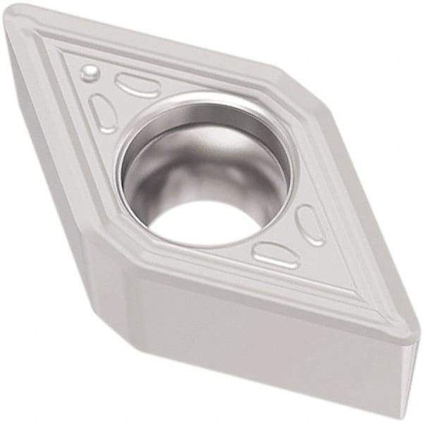 Seco - DCMT21.50.5 M3 Grade TP1501 Carbide Turning Insert - Al2O3 Finish, 55° Diamond, 1/4" Inscr Circle, 3/32" Thick, 1/128" Corner Radius - Apex Tool & Supply