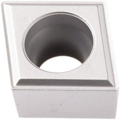 Seco - CCMT21.50.5 FF1 Grade TP2501 Carbide Turning Insert - Al2O3 Finish, 80° Diamond, 1/4" Inscr Circle, 3/32" Thick, 1/128" Corner Radius - Apex Tool & Supply