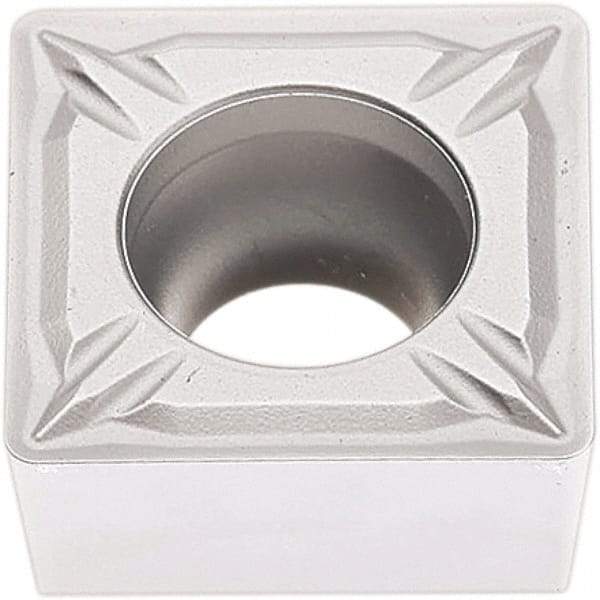 Seco - SCMT32.51 MF2 Grade TP2501 Carbide Turning Insert - Al2O3 Finish, 90° Square, 3/8" Inscr Circle, 5/32" Thick, 1/64" Corner Radius - Apex Tool & Supply