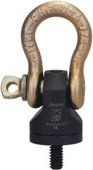 Jergens - 2,500 Lb Load Capacity Hoist Ring - 1/2 - 13 Thread, 1" Thread Length, Alloy Steel - Apex Tool & Supply