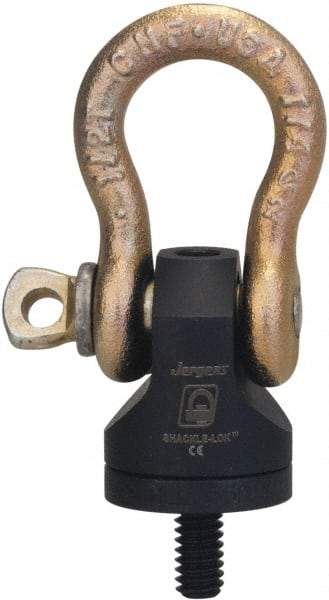Jergens - 2,150 Lb Load Capacity Hoist Ring - M20x2.5 Thread, Alloy Steel - Apex Tool & Supply