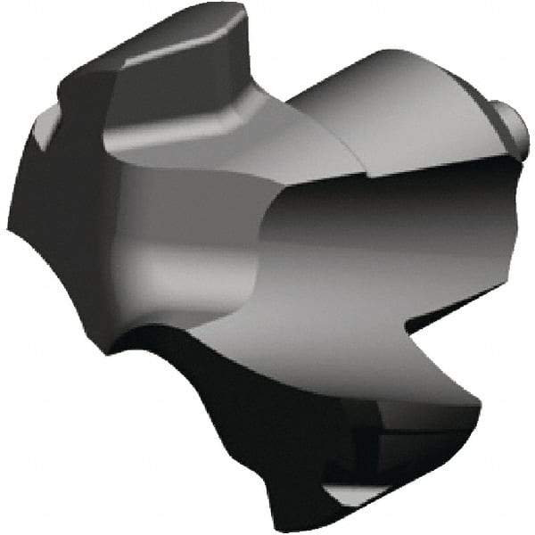 Kennametal - Series KenTIP, 15.38mm Diam Grade KCP15 140° Replaceable Drill Tip - Carbide, AlTiN Finish, T Seat Size - Apex Tool & Supply