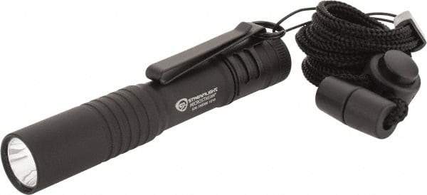 Streamlight - White LED Bulb, 45 Lumens, Mini Flashlight - Black Aluminum Body, 1 AAA Alkaline Battery Included - Apex Tool & Supply