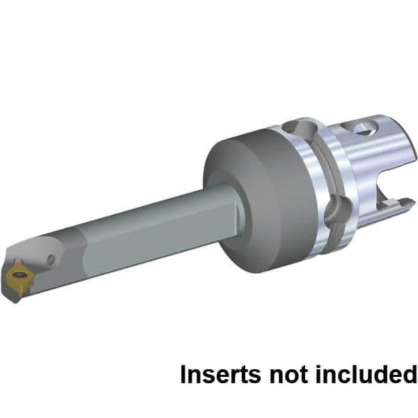 Kennametal - Right Hand Cut, 20mm Min Bore Diam, Size KM40TS Carbide Modular Boring Cutting Unit Head - 80mm Max Bore Depth, Through Coolant, Compatible with DP.. 070204, DP.. 2151 - Apex Tool & Supply