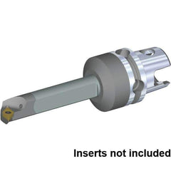 Kennametal - Left Hand Cut, 25mm Min Bore Diam, Size KM40TS Carbide Modular Boring Cutting Unit Head - 100mm Max Bore Depth, Through Coolant, Compatible with DP.. 11T308, DP.. 3252 - Apex Tool & Supply