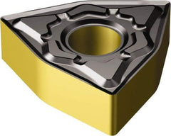 Sandvik Coromant - WNMG431 KF Grade 3210 Carbide Turning Insert - TiCN/AI2O3/TiN Finish, 80° Trigon, 1/2" Inscr Circle, 3/16" Thick, 1/64" Corner Radius - Apex Tool & Supply