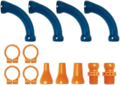 Loc-Line - 1/2" Hose Inside Diam, Coolant Hose Elbow - For Use with Loc-Line Modular Hose System - Apex Tool & Supply