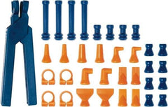 Loc-Line - 1/4" Hose ID, Coolant Hose Lathe Adapter Kit - For Loc-Line Modular Hose Systems - Apex Tool & Supply