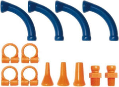 Loc-Line - 1/4" Hose Inside Diam, Coolant Hose Extended Elbow - For Use with Loc-Line Modular Hose System - Apex Tool & Supply
