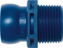 Loc-Line - 3/4" Hose ID, Male to Female Coolant Hose Connector - 3/4" BSPT, For Loc-Line Modular Hose Systems - Apex Tool & Supply