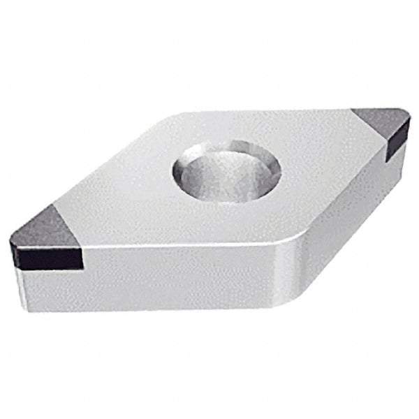 Iscar - DNGA433 M2 Grade IB10S PCBN Turning Insert - Uncoated, 55° Diamond, 1/2" Inscr Circle, 3/16" Thick, 3/64" Corner Radius - Apex Tool & Supply