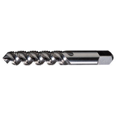 M12x1.75 3 Flute D6 Bottoming HSS High Helix Spiral Flute Tap- Bright - Exact Industrial Supply