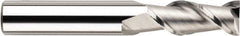 SGS - 3/4", 1-5/8" LOC, 3/4" Shank Diam, 3-7/8" OAL, 2 Flute, Solid Carbide Square End Mill - Single End, TiB2 Finish, Spiral Flute, 45° Helix, Centercutting, Right Hand Cut, Right Hand Flute, Series 44 - Apex Tool & Supply