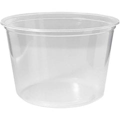 Fabri-Kal - 1 500-Piece 16 oz Rectangular Clear Polypropylene Food Storage Container - Apex Tool & Supply