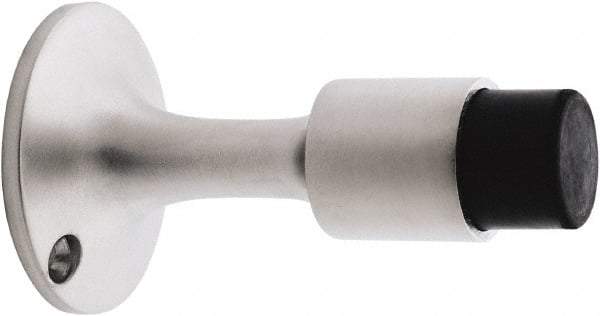 IVES - 6" Projection Wall Door Stop - Screw Mount, Satin Chrome Finish - Apex Tool & Supply